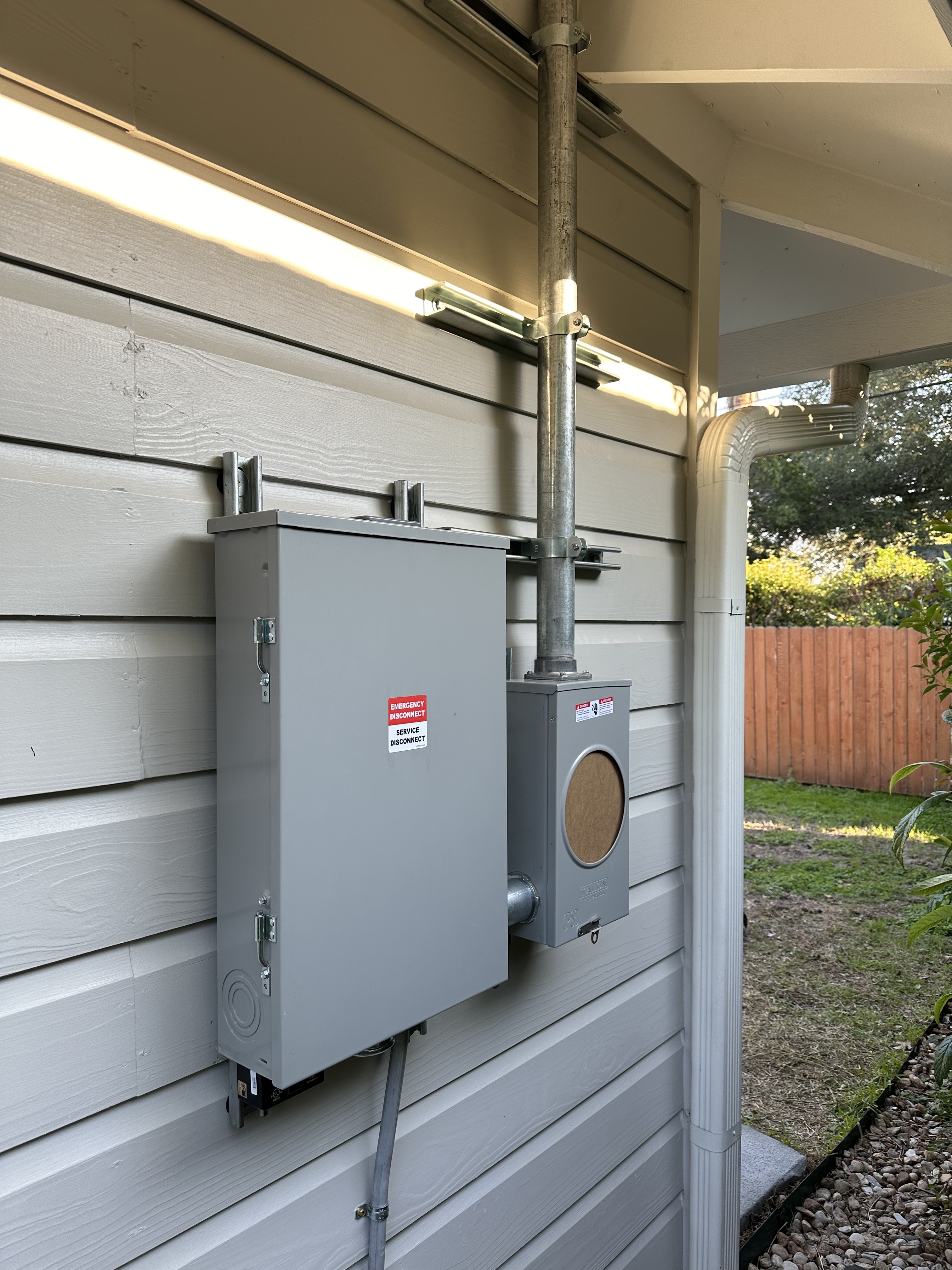 Residential Service Upgrade & Meter Disconnect Buildout